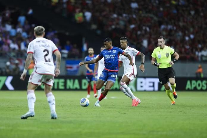 Bahia perde para o Flamengo na Arena Fonte Nova