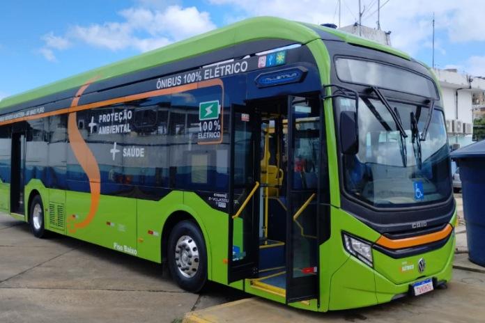 BRT Salvador recebe novo modelo de ônibus elétrico para testes a partir desta quarta-feira (11)